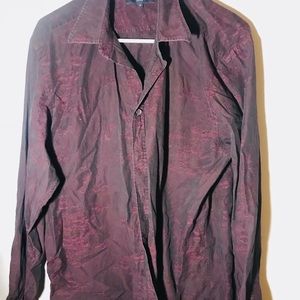 Ted Baker Floral Detail Long-Sleeve Dress Shirt